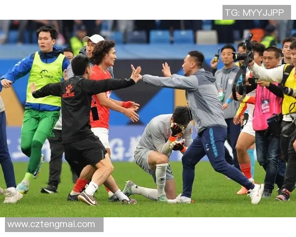 足球比赛中球员冲突升级引发大规模打架事件赛场秩序亟待维护